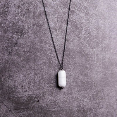 Pill Pendant White