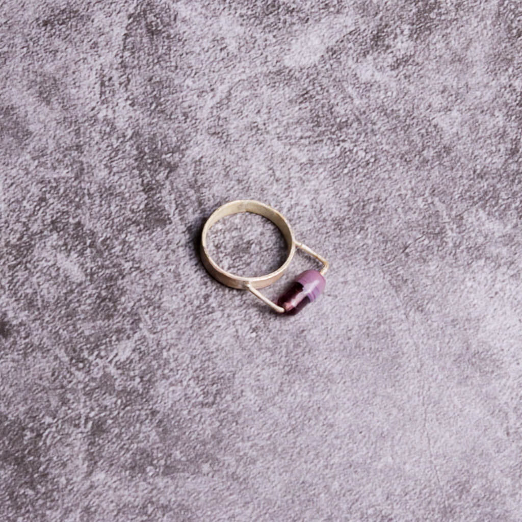 Purple Pill Ring
