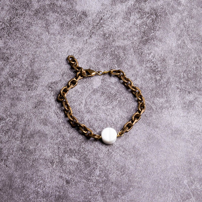 Pill Brass Bracelet