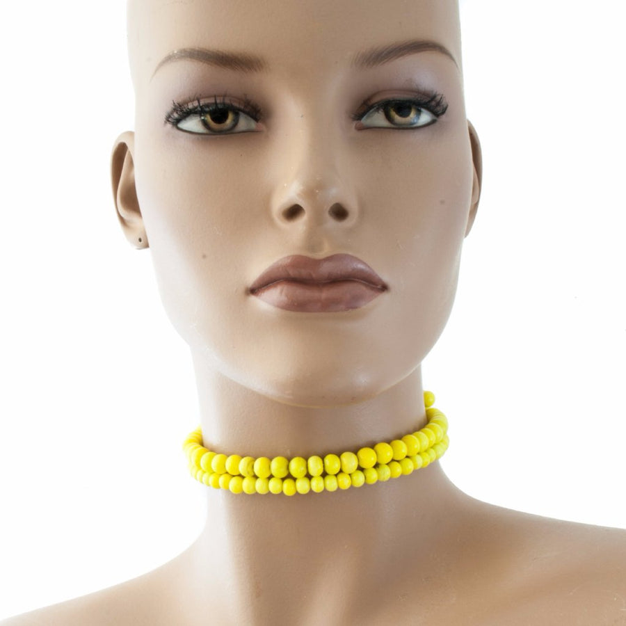 Centouno Yellow Choker Necklace