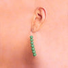 Centouno 60's Green Dangle Earrings Earrings by Cosima Montavoci - Sunset Yogurt