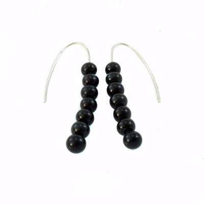 Centouno Black Dangle Earrings Earrings by Cosima Montavoci - Sunset Yogurt