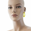 Centouno Yellow Round Earrings Earrings by Cosima Montavoci - Sunset Yogurt