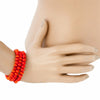 Centouno Red Spiral Bracelet Bracelets by Cosima Montavoci - Sunset Yogurt