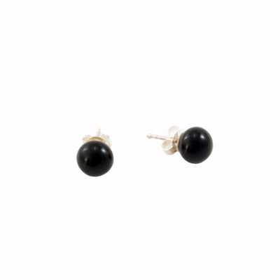 Centouno Black Stud Earrings Earrings by Cosima Montavoci - Sunset Yogurt