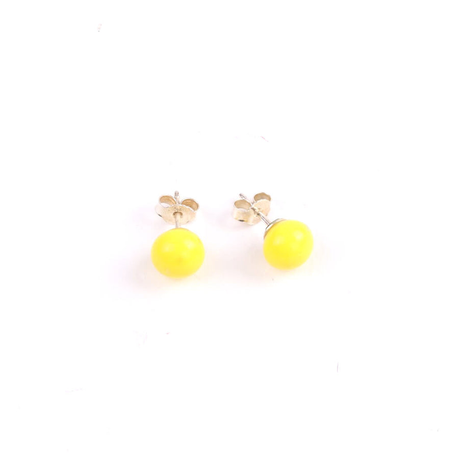 Centouno Yellow Stud Earrings